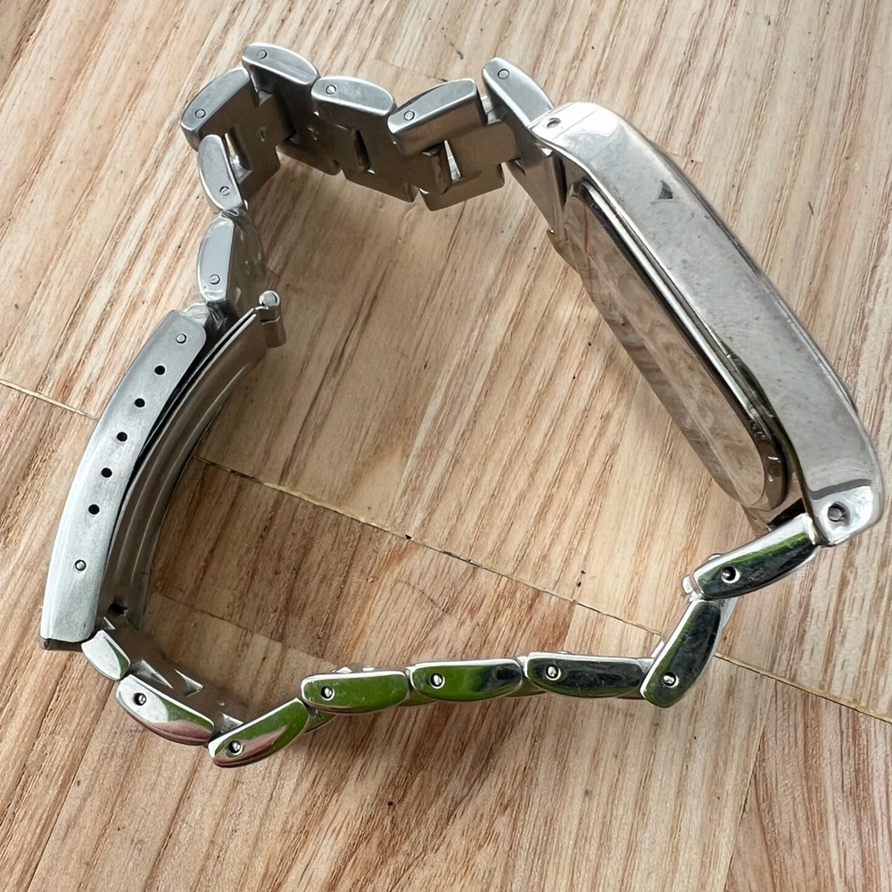 Kenneth Cole Reaction Mens Rectangular Silver Ton… - image 6